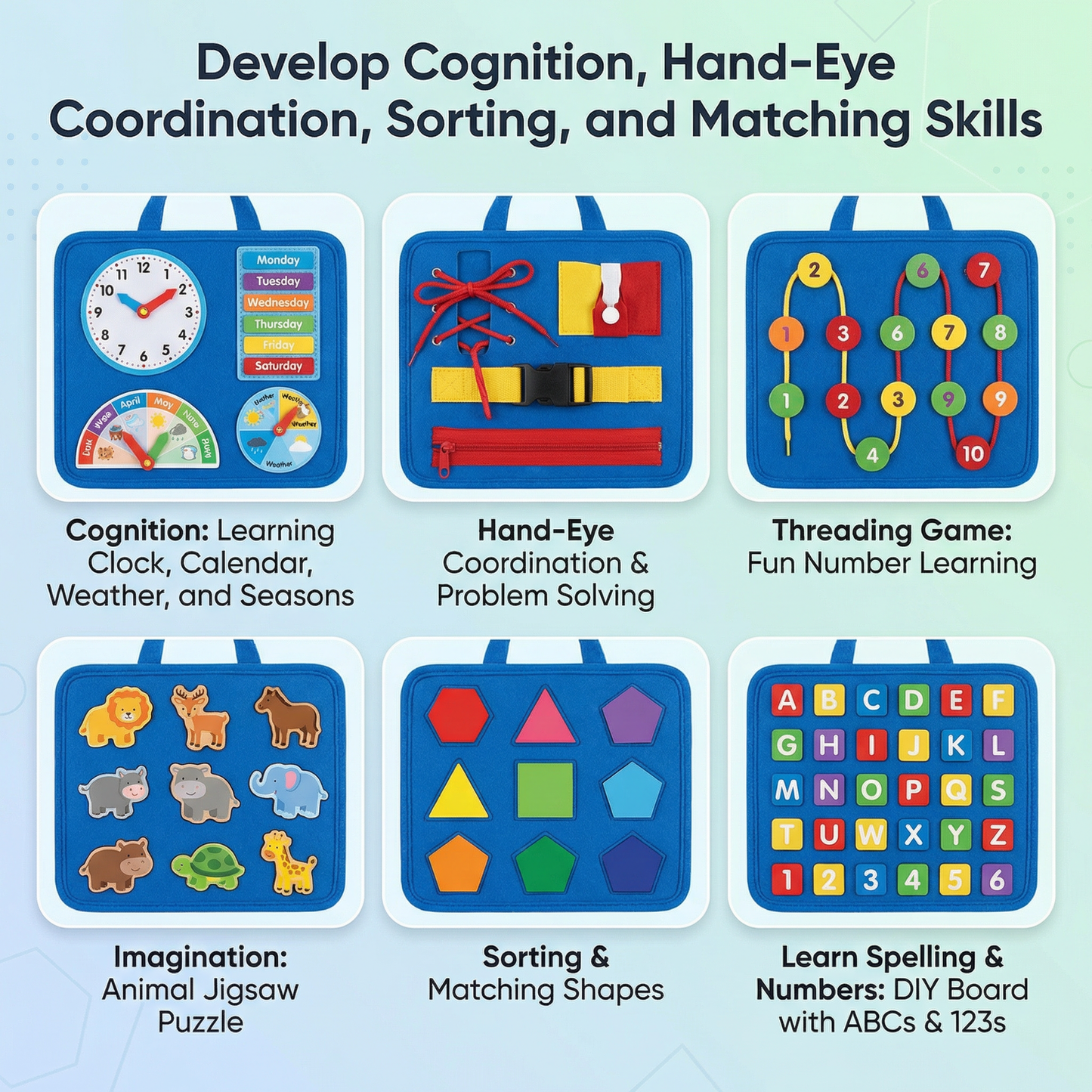 Montessori Busy Book for Toddlers