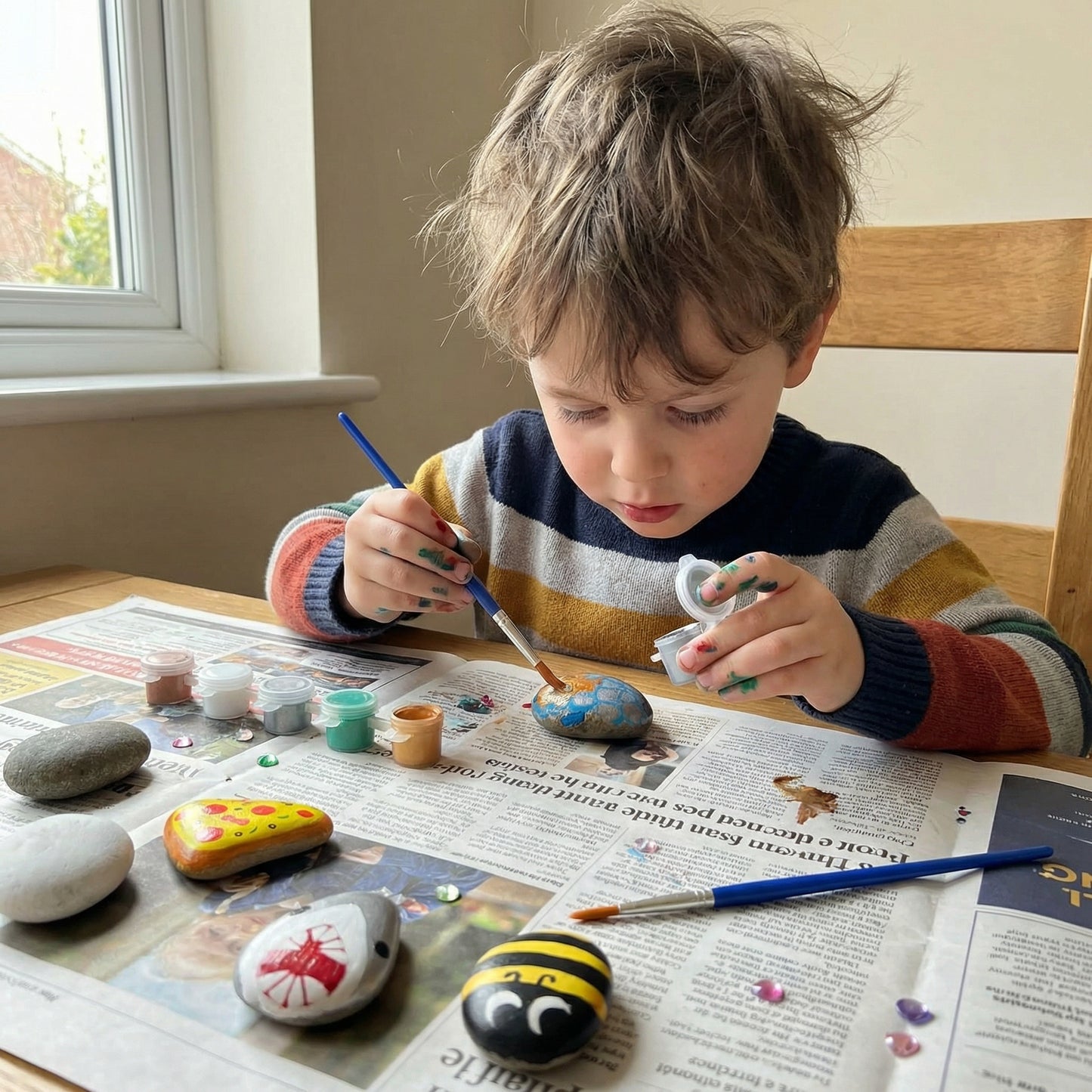 Glow in the Dark Rock Painting Kit