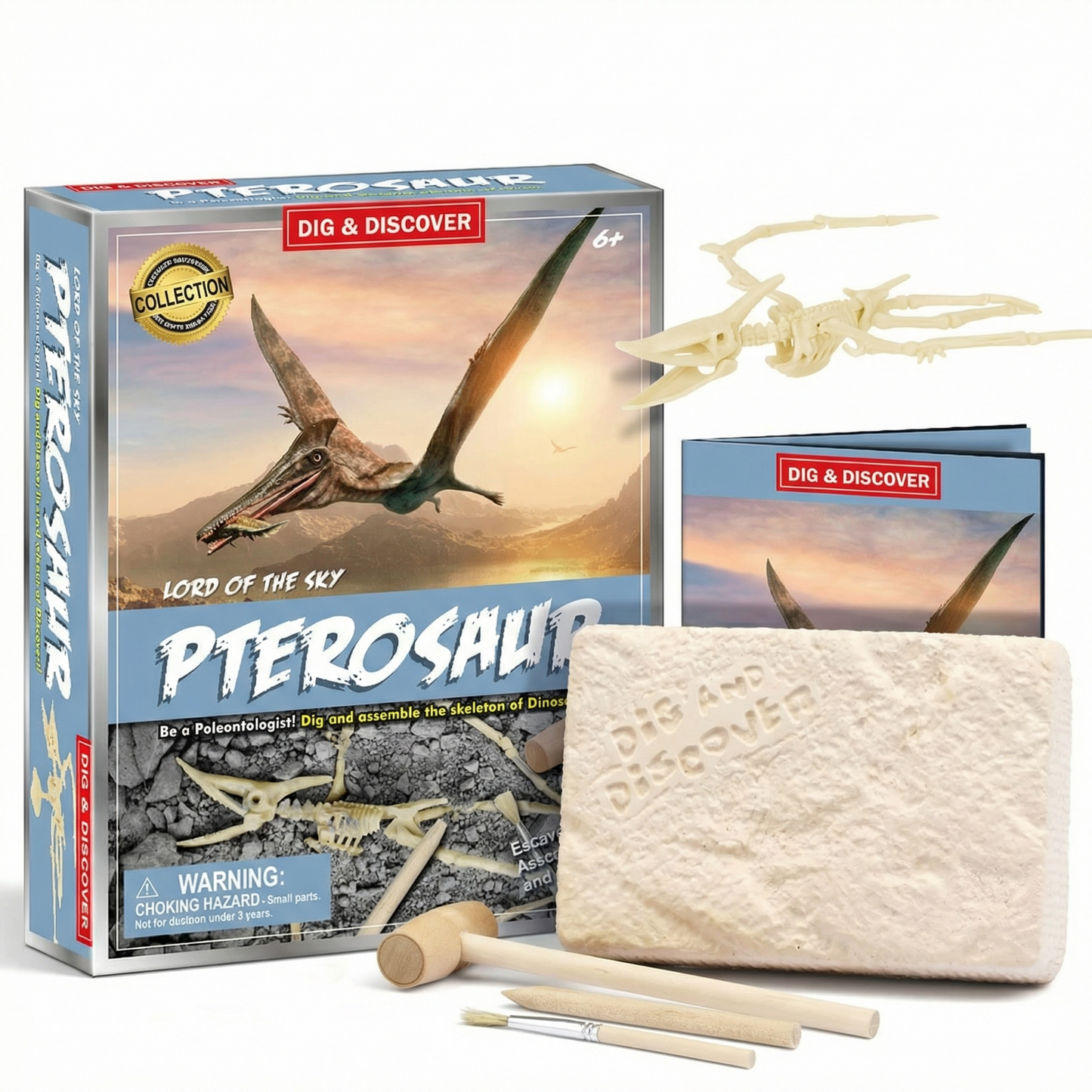 Dinosaur Fossil Excavation Kit for Kids