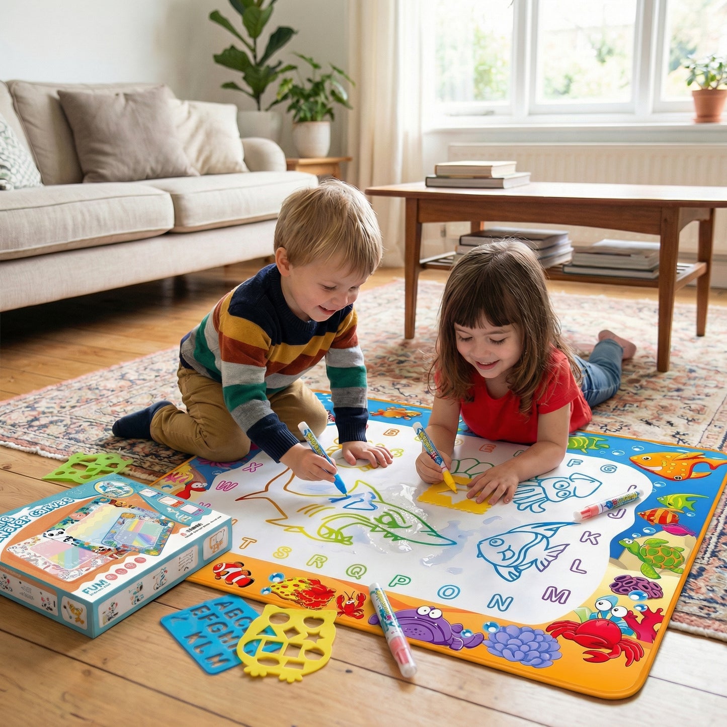 Magic Water Drawing Mat for Kids
