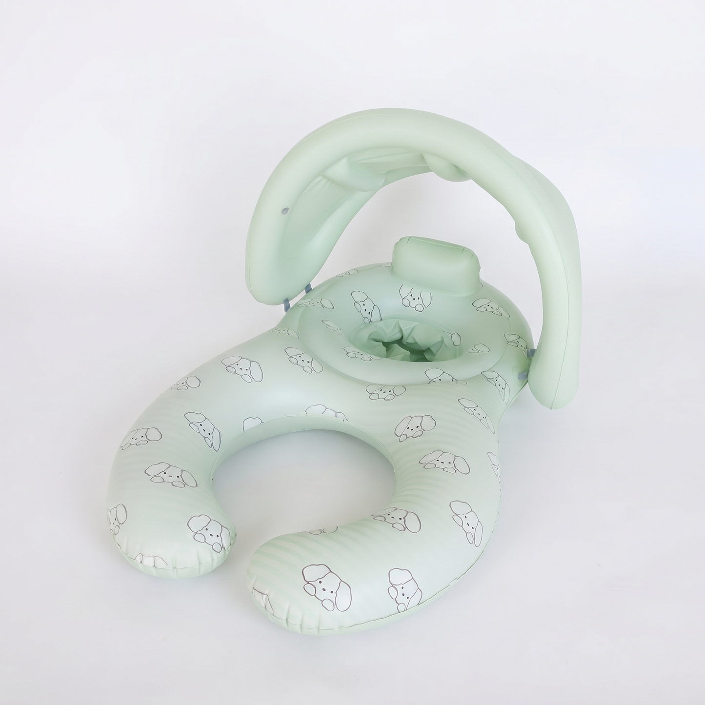 Parent and Baby Swim Float with Sun Shade