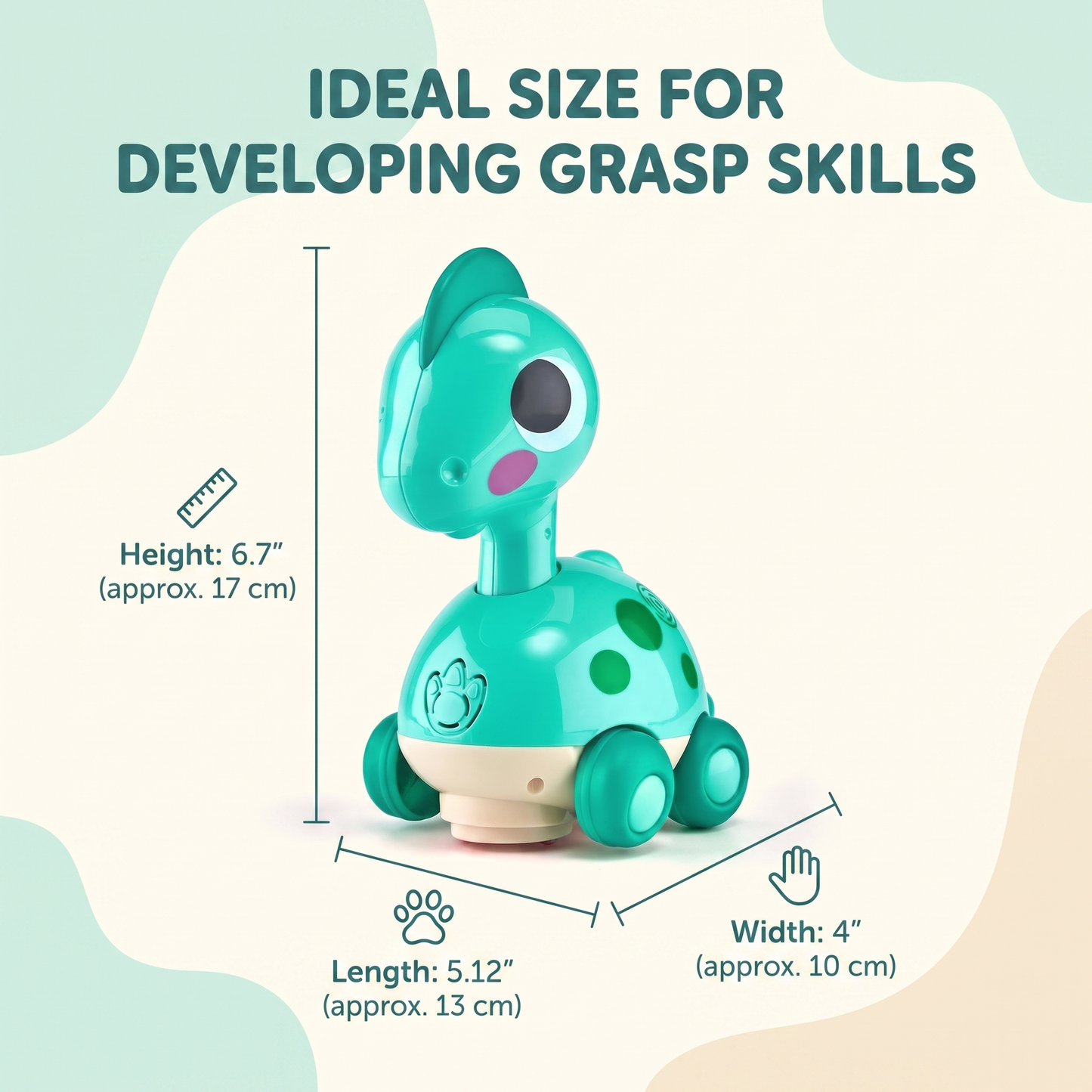 Touch & Go Musical Crawling Toy for Babies
