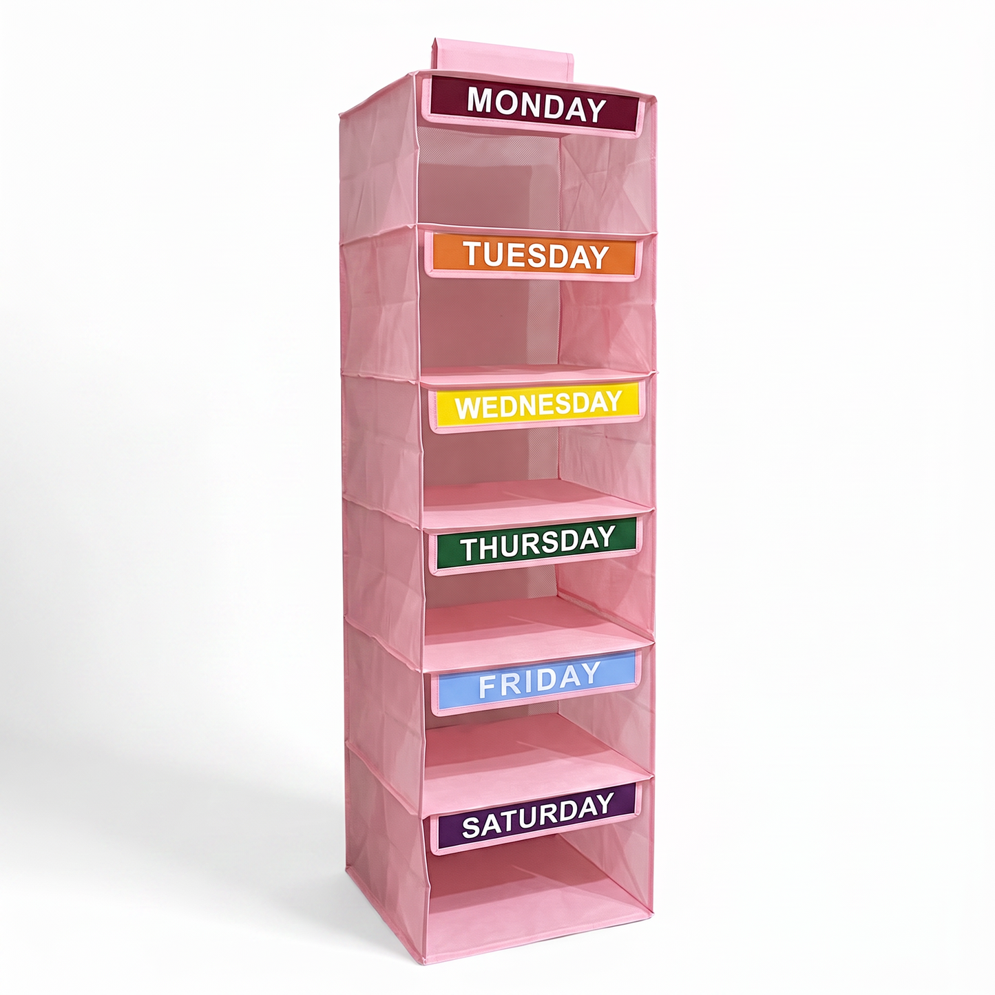Hanging Weekly Clothes Organiser for Kids
