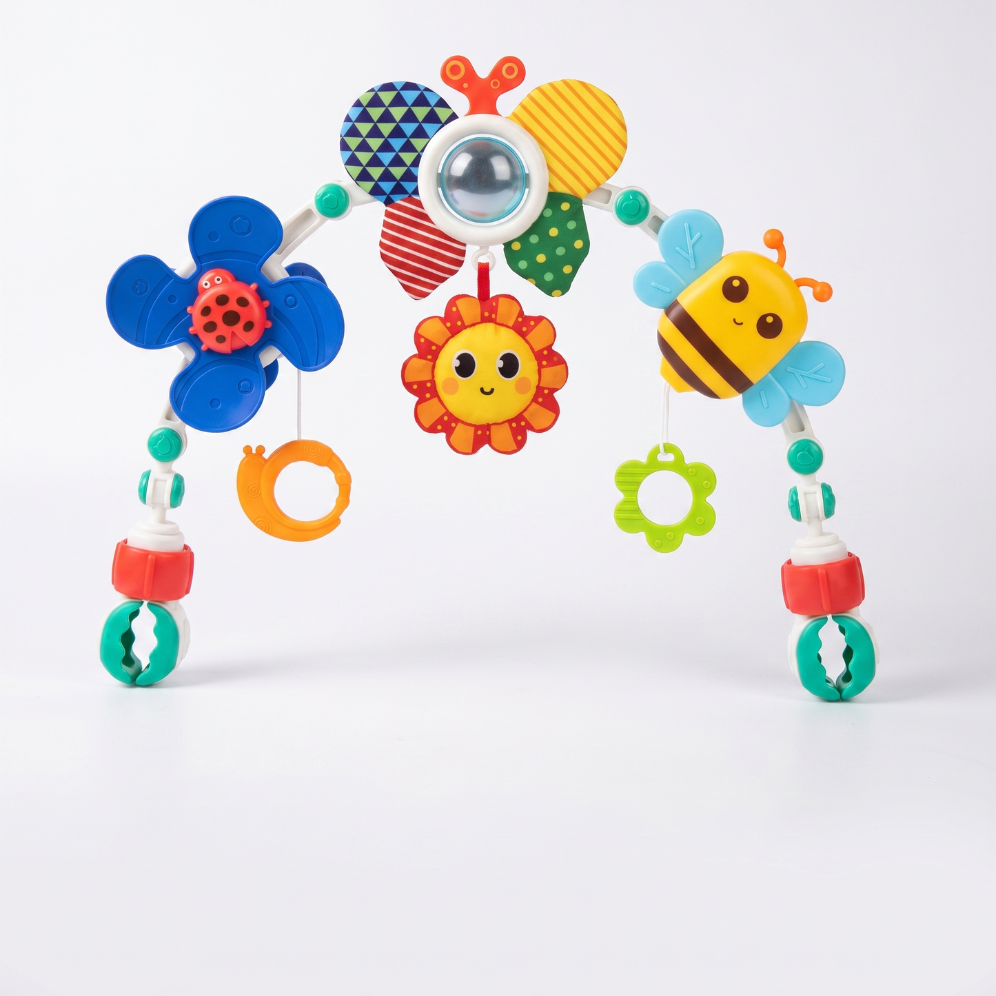 Baby Pram Activity Arch with Hanging Toys