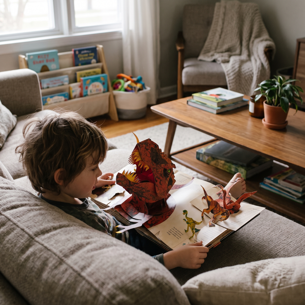 Interactive 3D Dinosaur Discovery Book for Kids