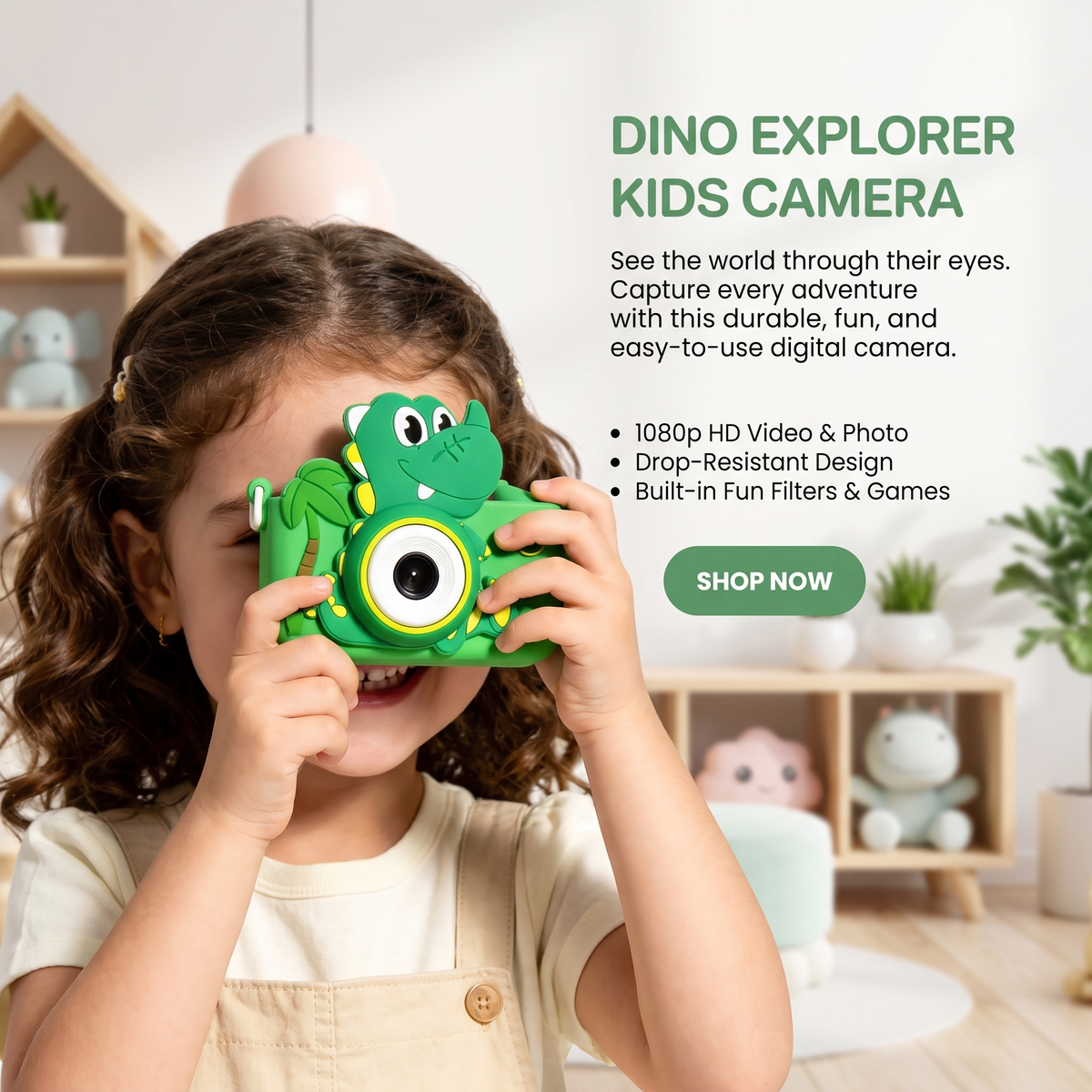 Kids Dinosaur Digital Camera – Their First Little Adventure Camera