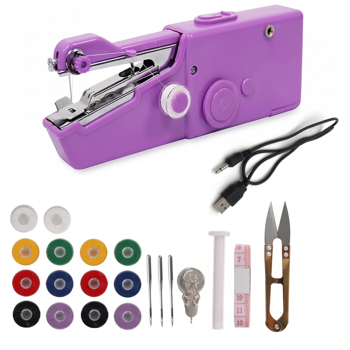 Handheld Mini Sewing Machine for Quick Clothing Repairs