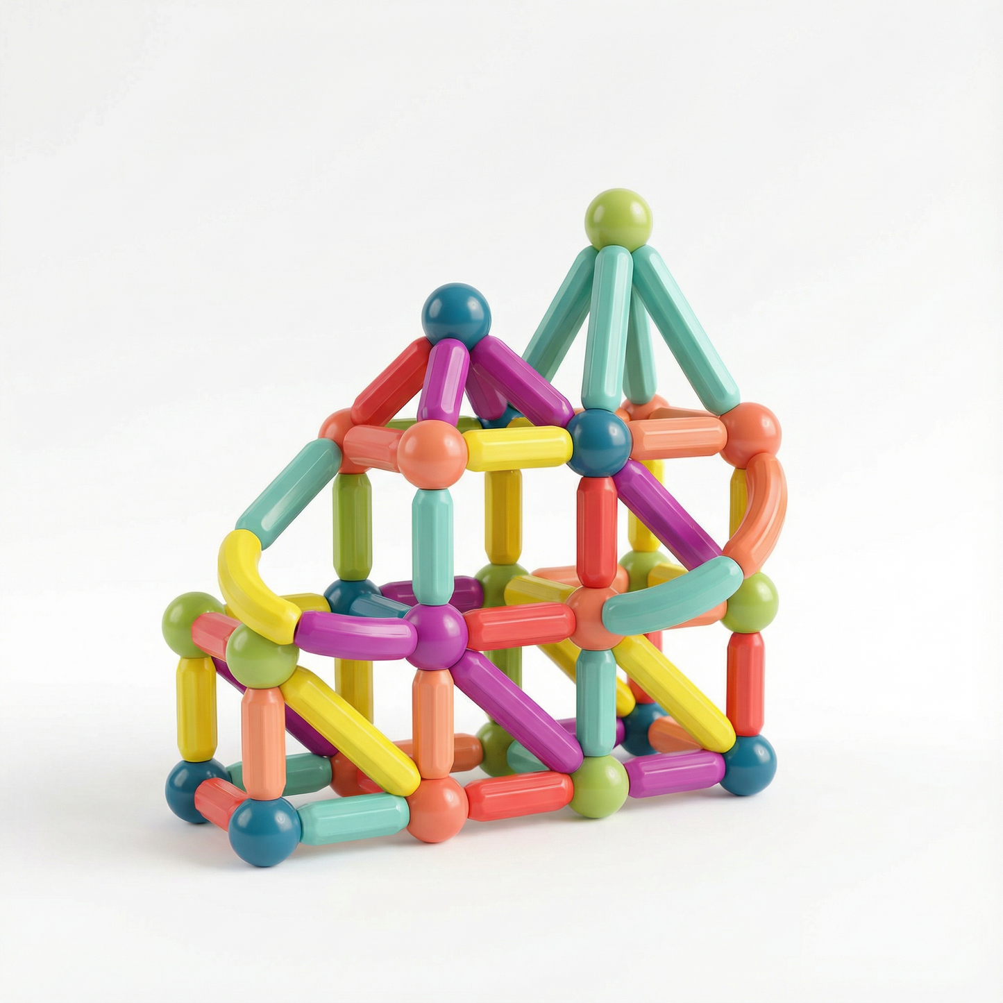 Magnetic Rods & Balls Construction Set