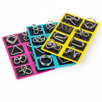 Metal Logic Puzzle 8-Piece set