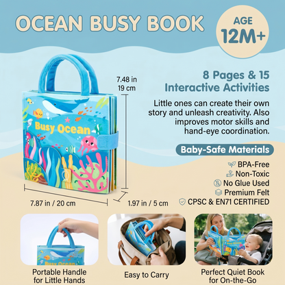 Ocean Adventure Busy Book for Toddlers