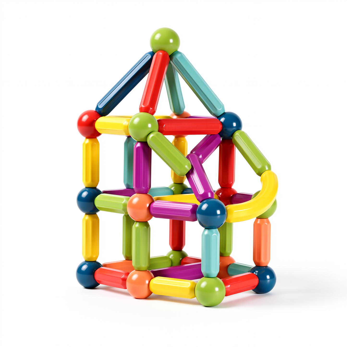 Magnetic Rods & Balls Construction Set