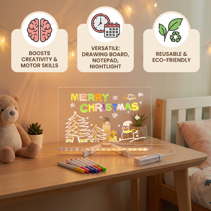 Kids LED Art & Drawing Board