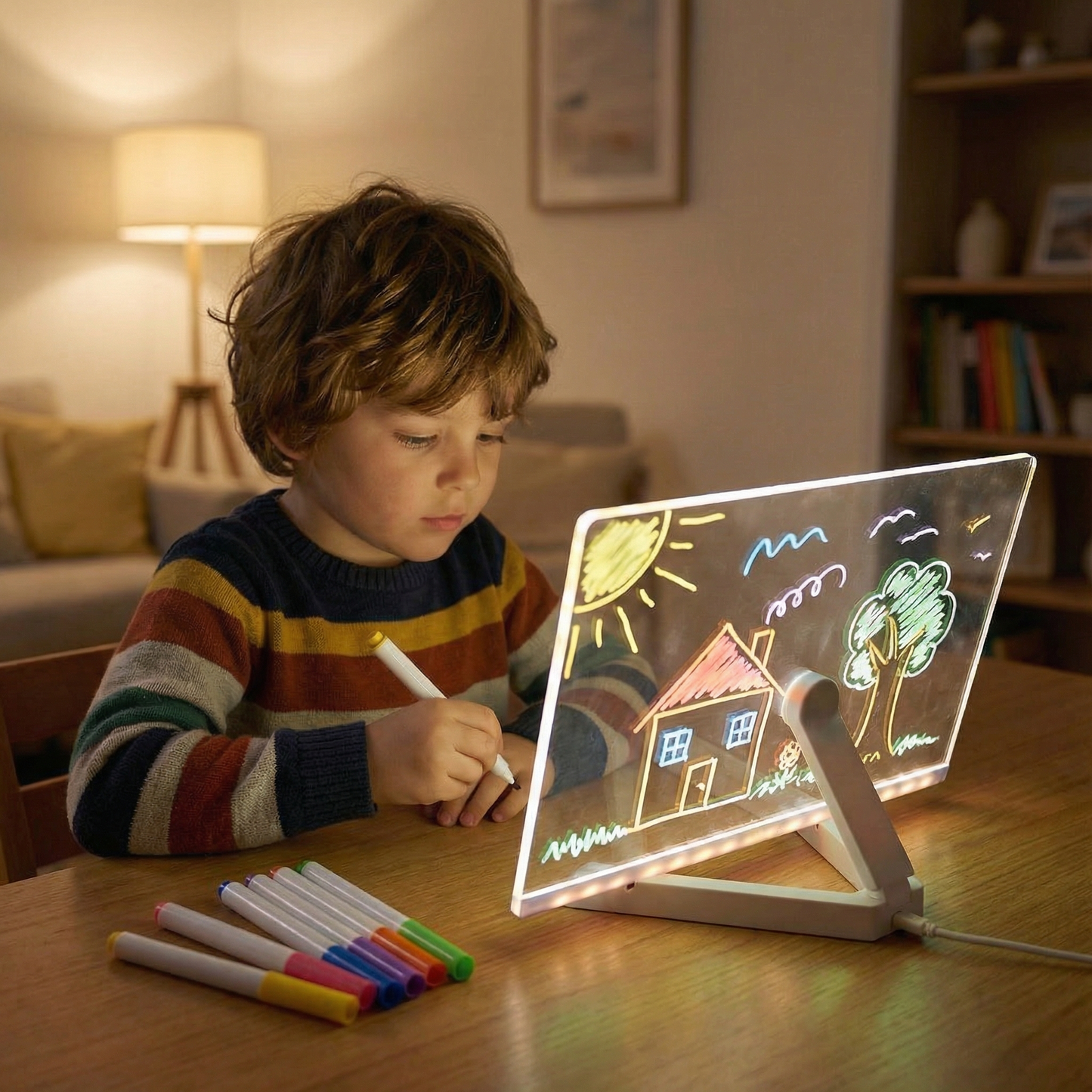 Kids LED Art & Drawing Board