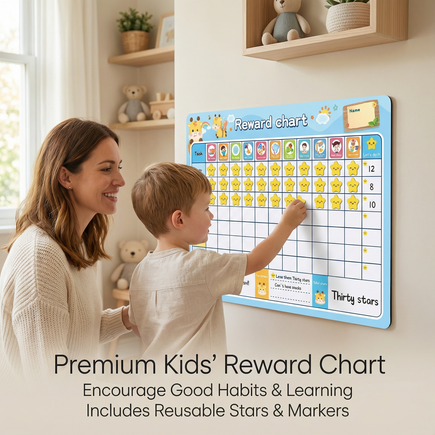 Motivation & Reward Chart For Kids