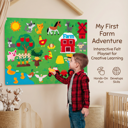 Soft Felt Activity Board for Children