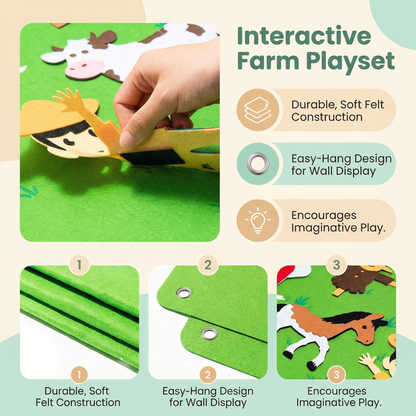 Soft Felt Activity Board for Children