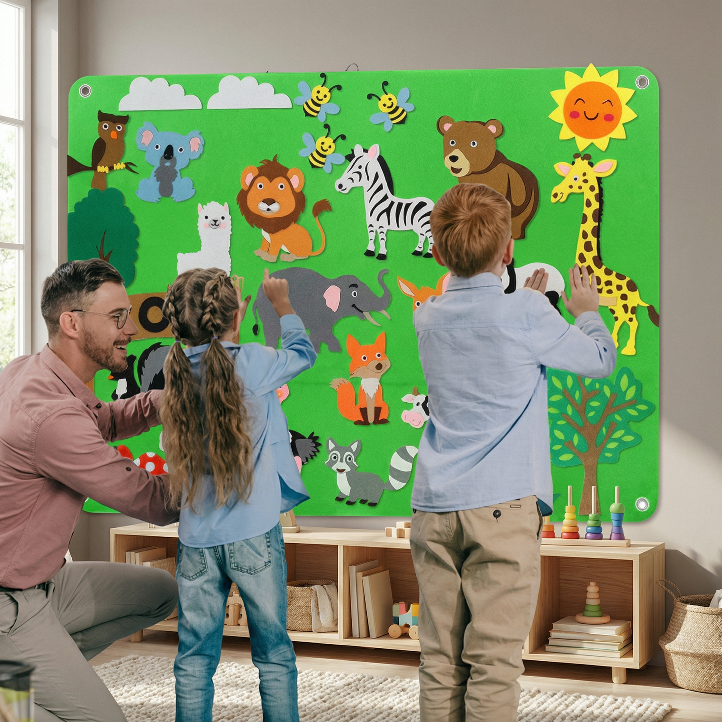 Soft Felt Activity Board for Children