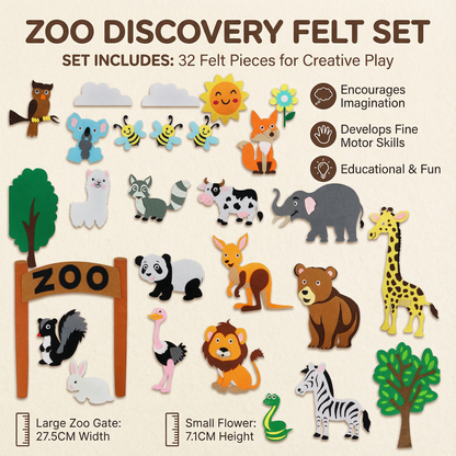 Soft Felt Activity Board for Children