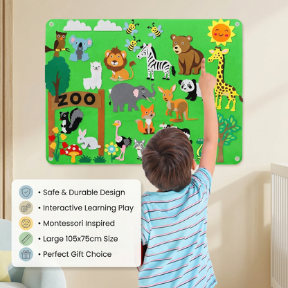 Soft Felt Activity Board for Children