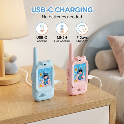 Kids Digital Walkie Talkies