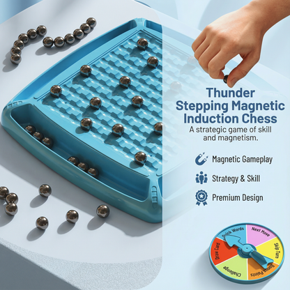 Magnetic Marble Strategy Game for Kids