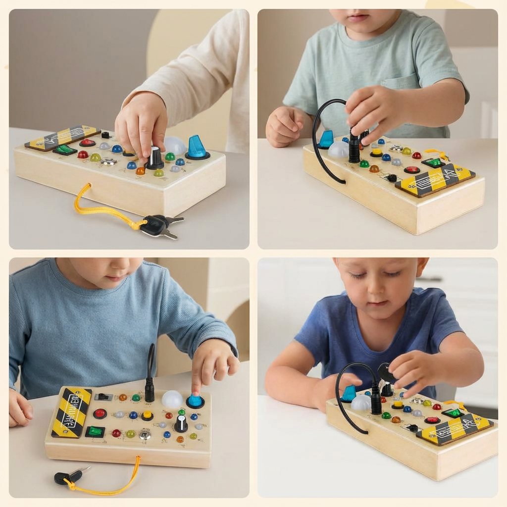 Montessori Switch Activity Board