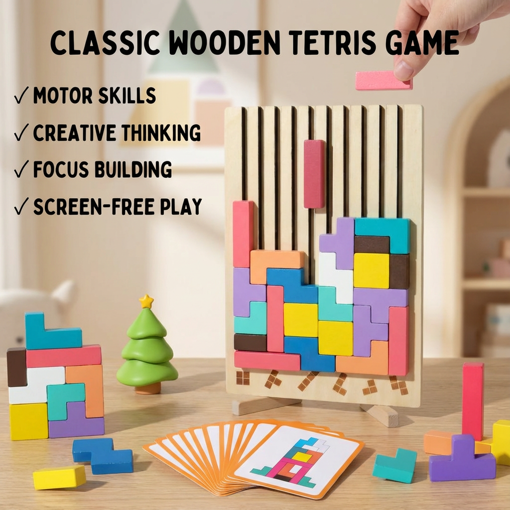 Wooden Stacking Puzzle for Kids