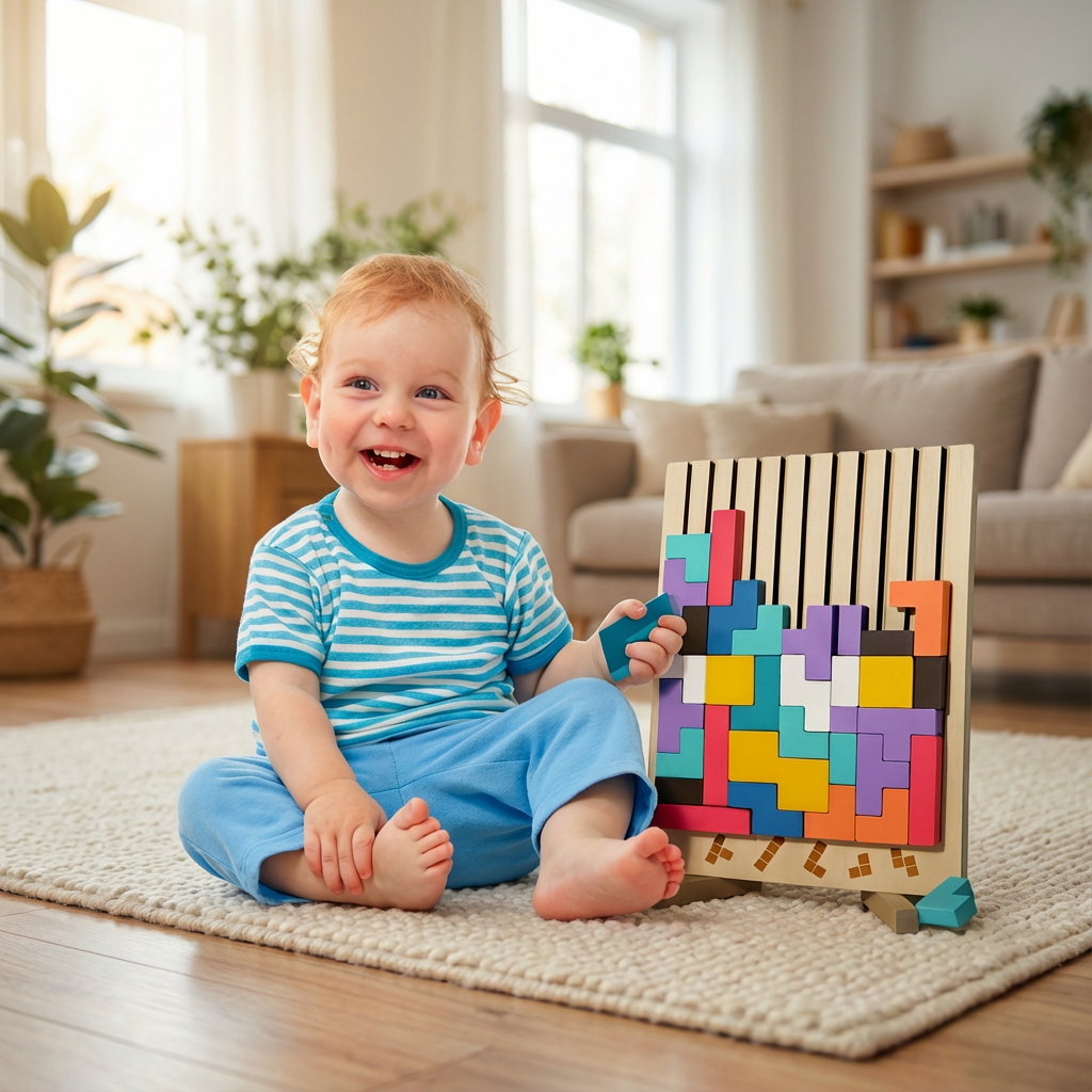 Stack And Balance Wooden Stacking Puzzle for Kids – Smartmoms