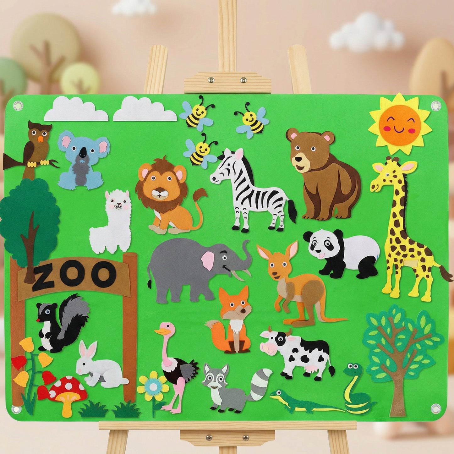 Soft Felt Activity Board for Children