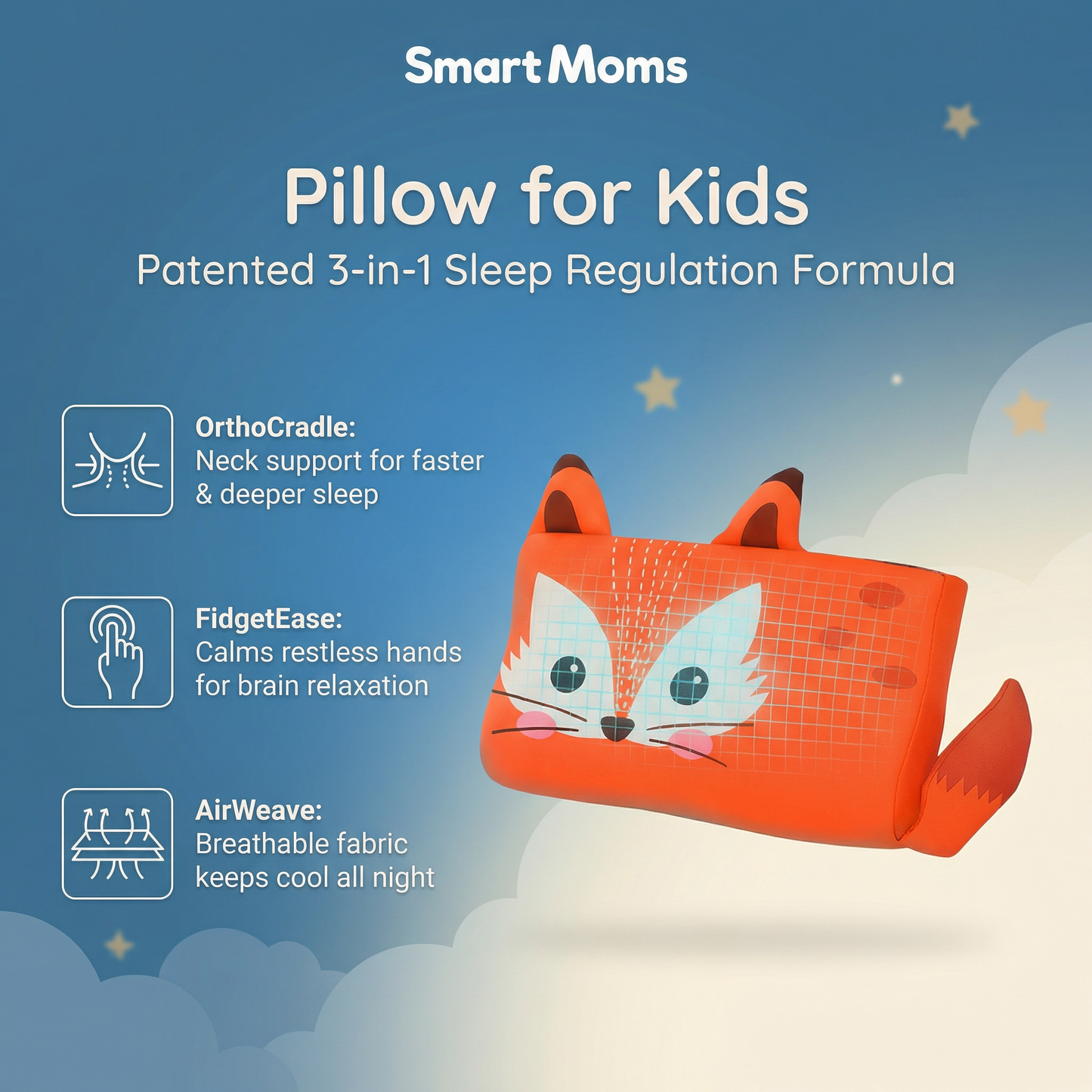 Restly™ Kids Comfort Sleep Pillow