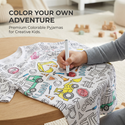 Colourable Pyjama Set for Kids