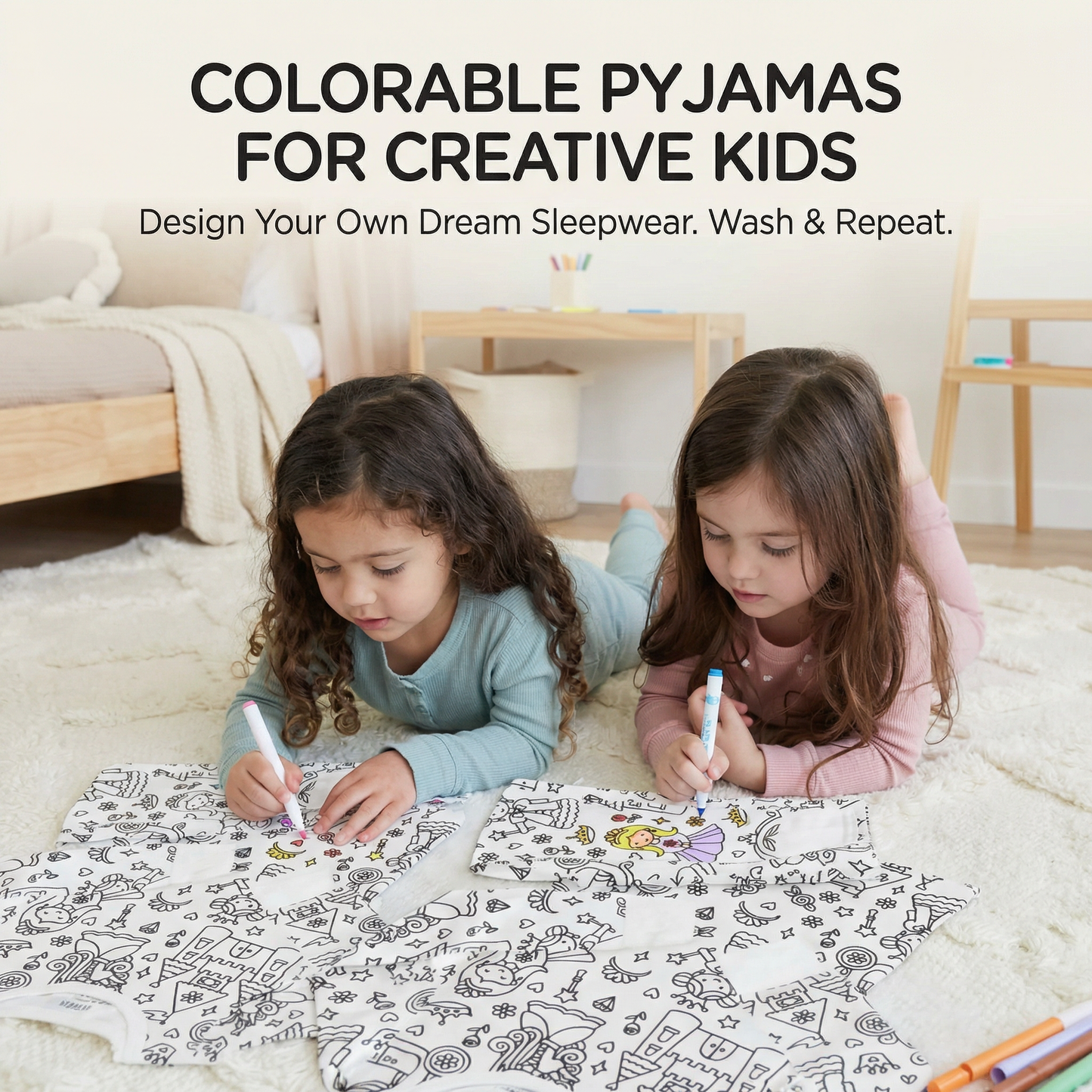 Colourable Pyjama Set for Kids