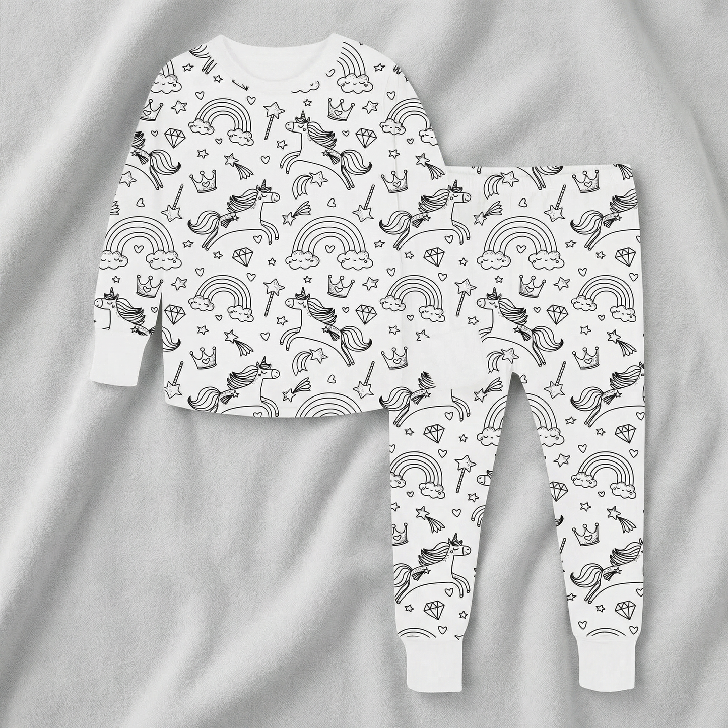 Colourable Pyjama Set for Kids