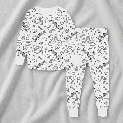 Colourable Pyjama Set for Kids