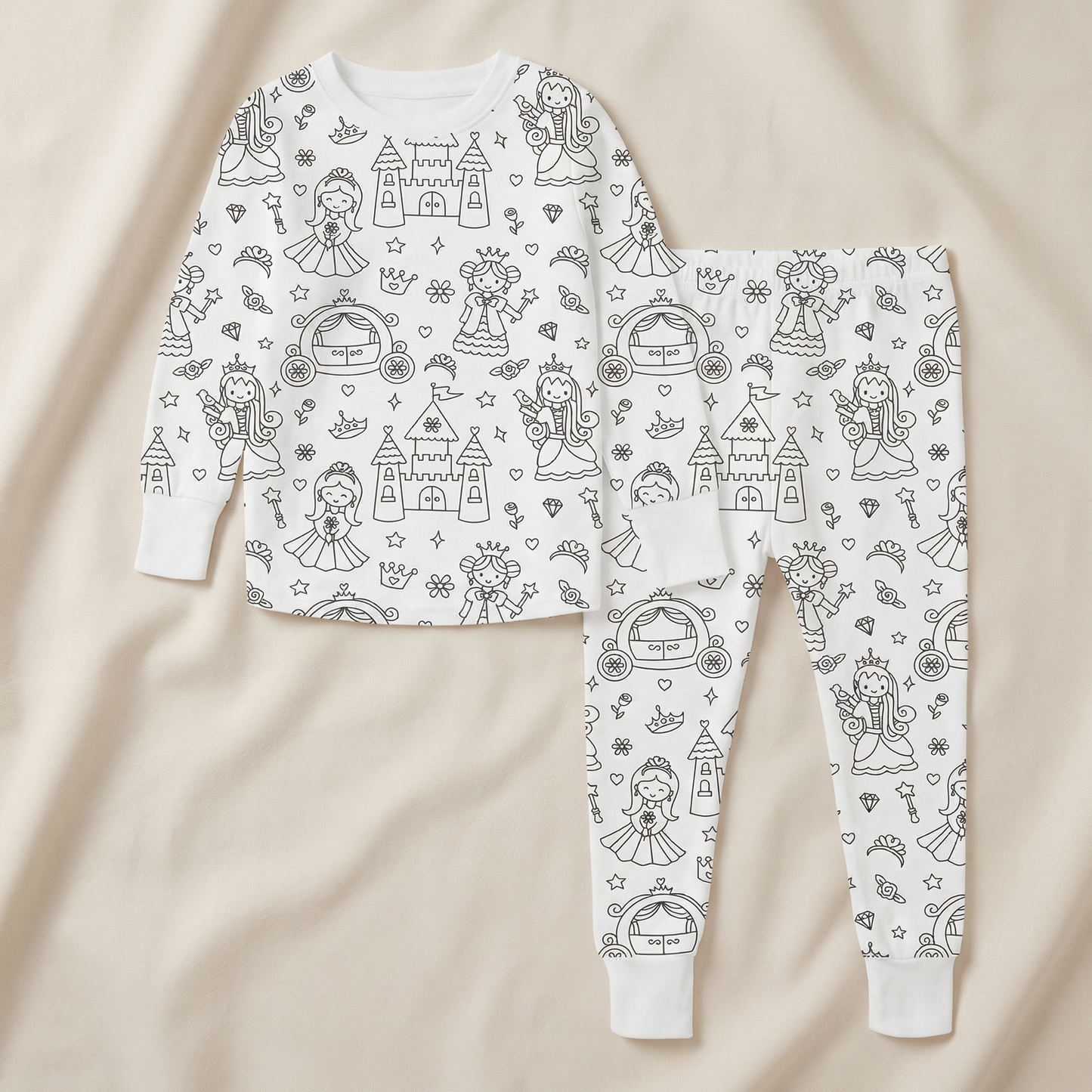 Colourable Pyjama Set for Kids