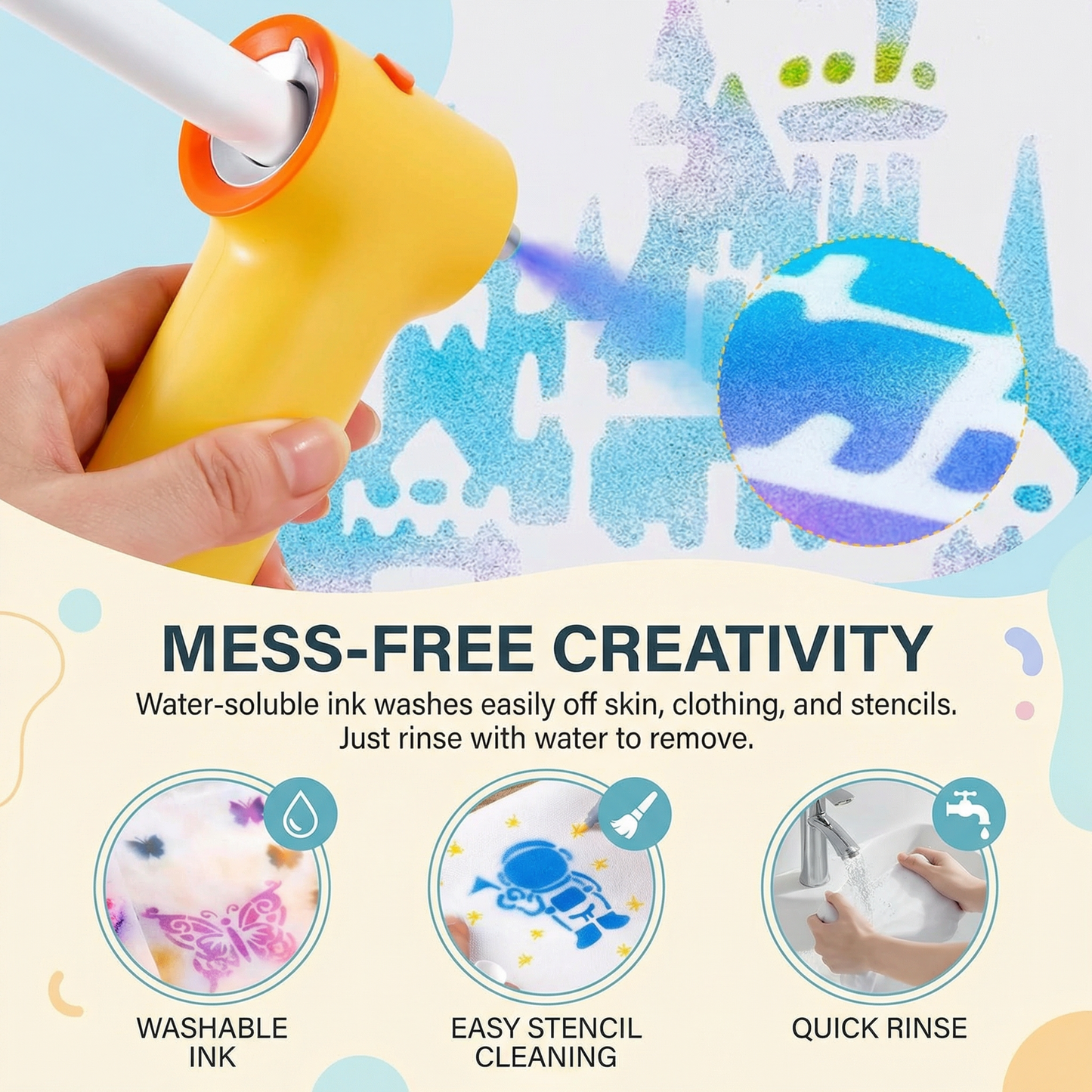 Creative Airbrush Art Kit for Kids