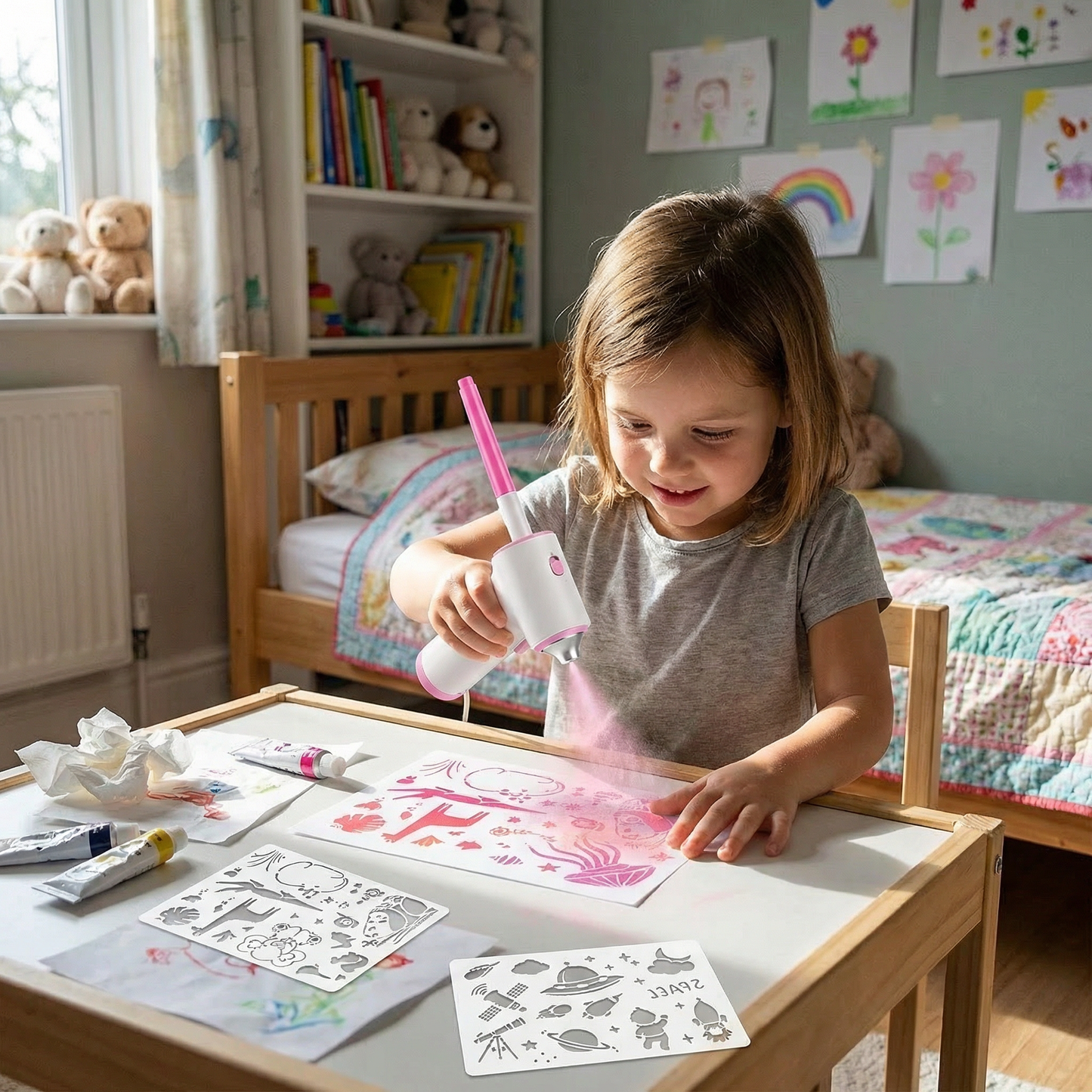 Creative Airbrush Art Kit for Kids