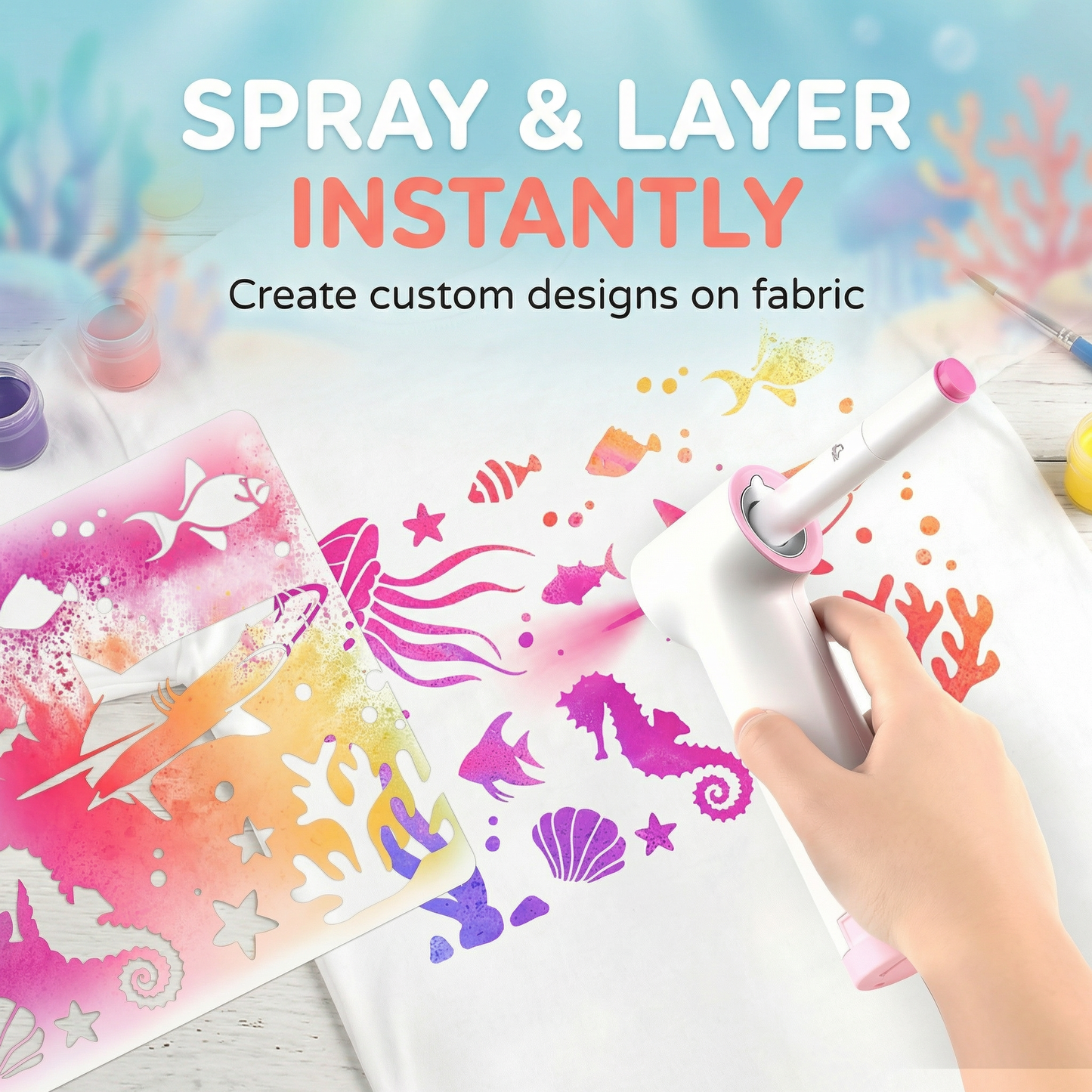 Creative Airbrush Art Kit for Kids