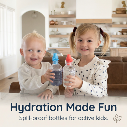 Silicone Spill Proof Bottle Tops for Kids (3 Pack)