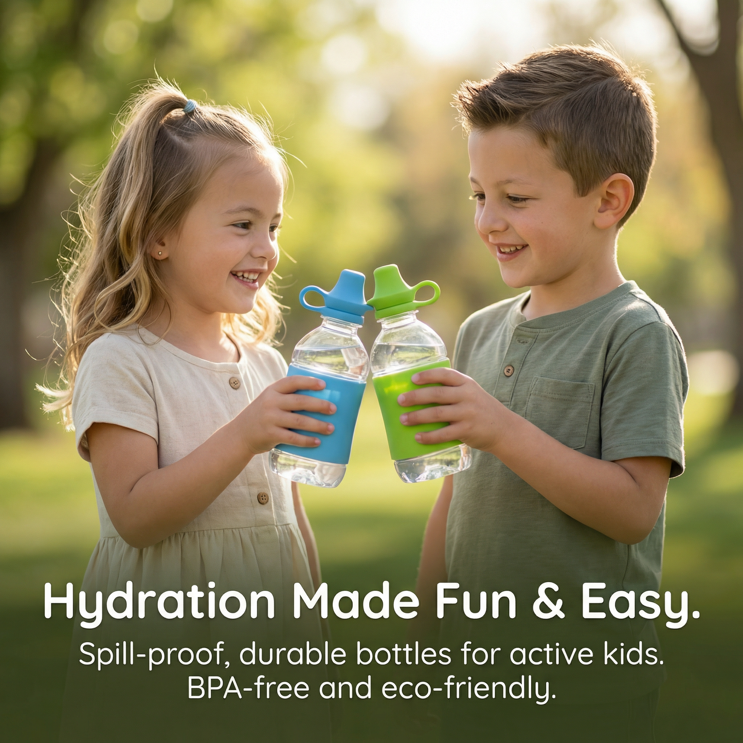 Silicone Spill Proof Bottle Tops for Kids (3 Pack)