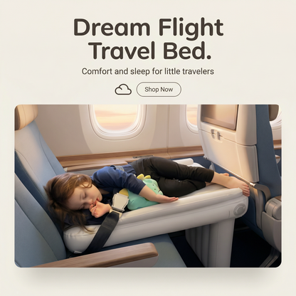 Inflatable Travel Bed for Kids