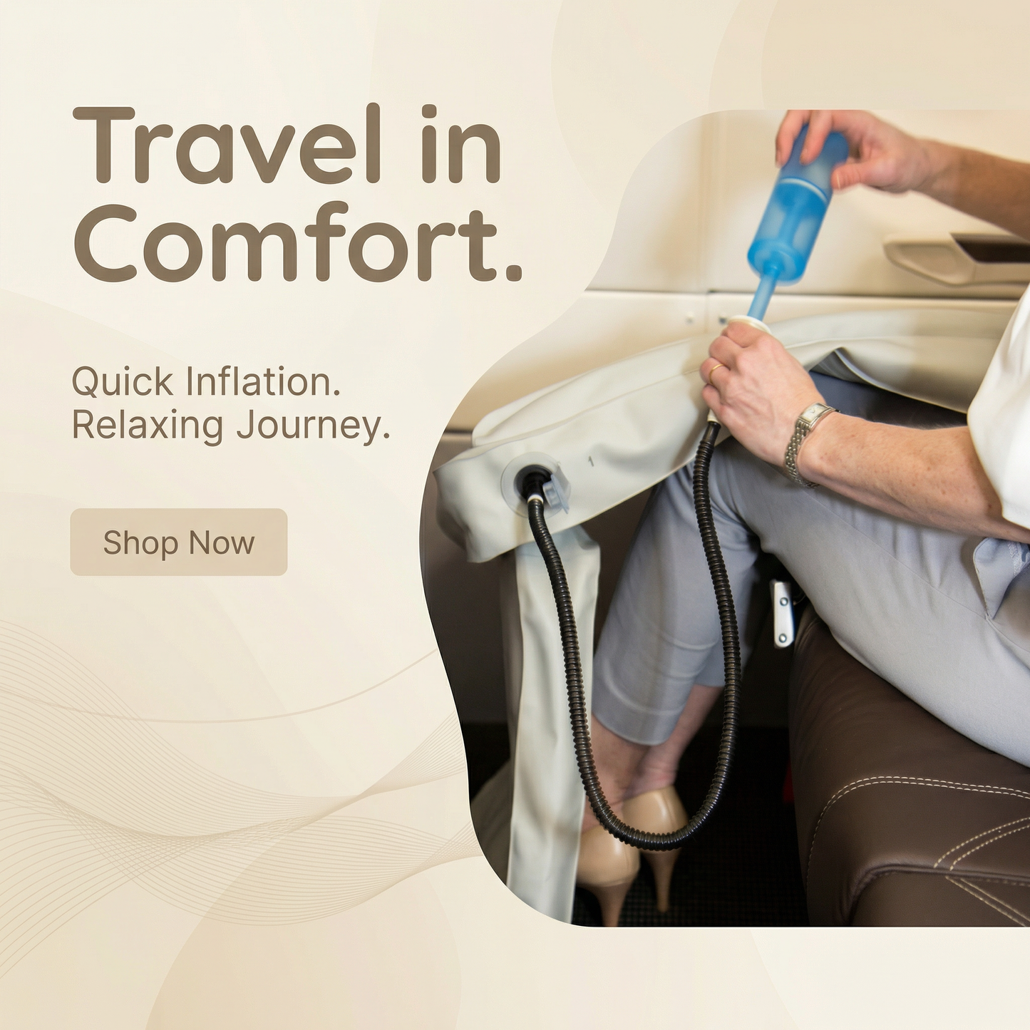 Inflatable Travel Bed for Kids