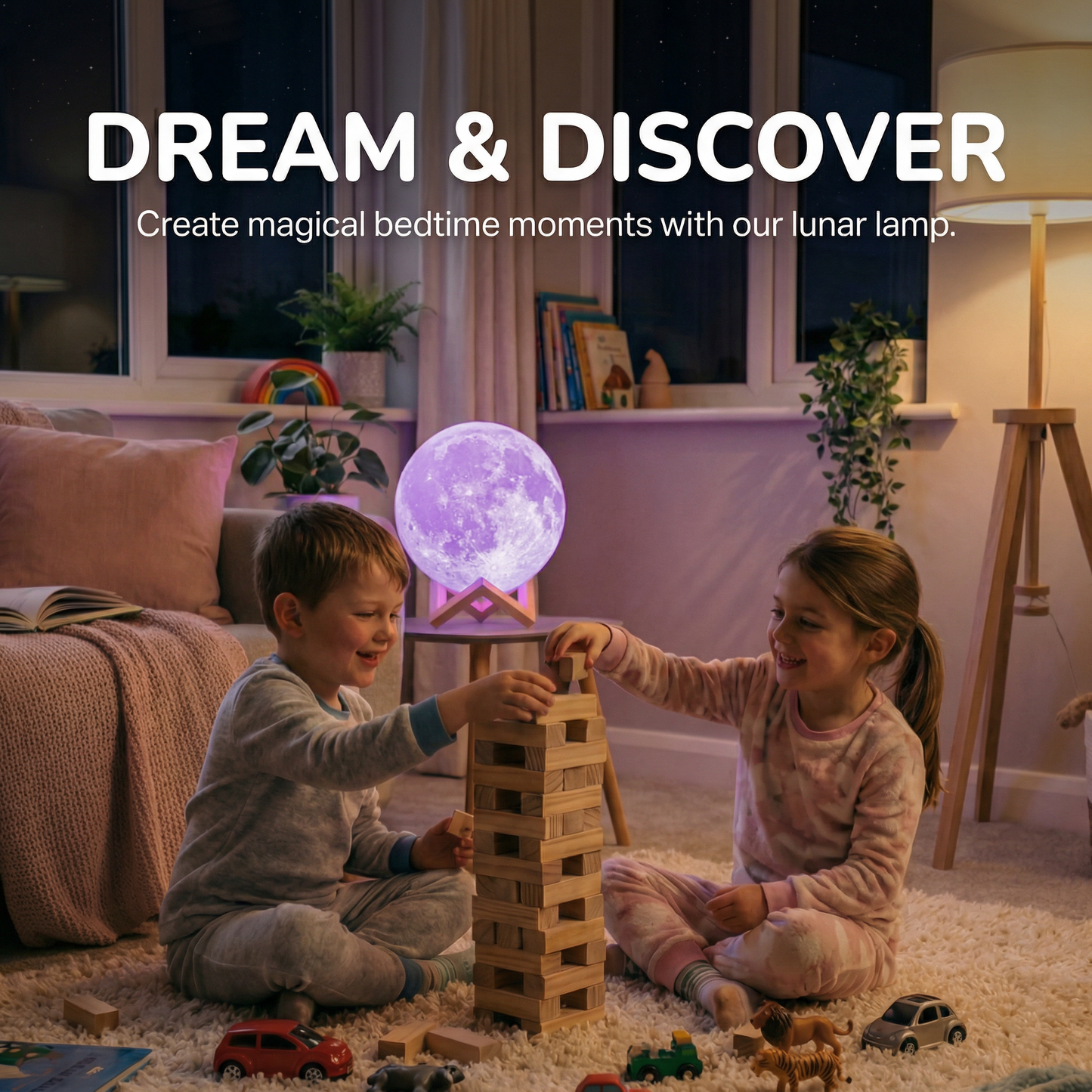 Paint Your Own Moon Night Light