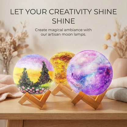 Paint Your Own Moon Night Light
