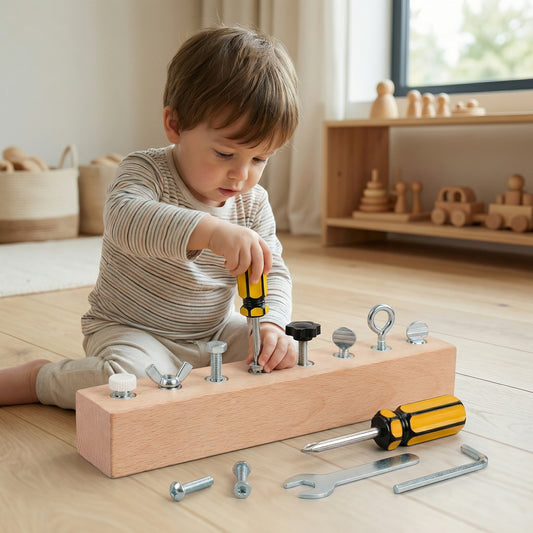 Screwdriver Activity Board for Kids