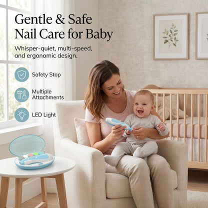 Gentle Electric Nail Trimmer for Babies