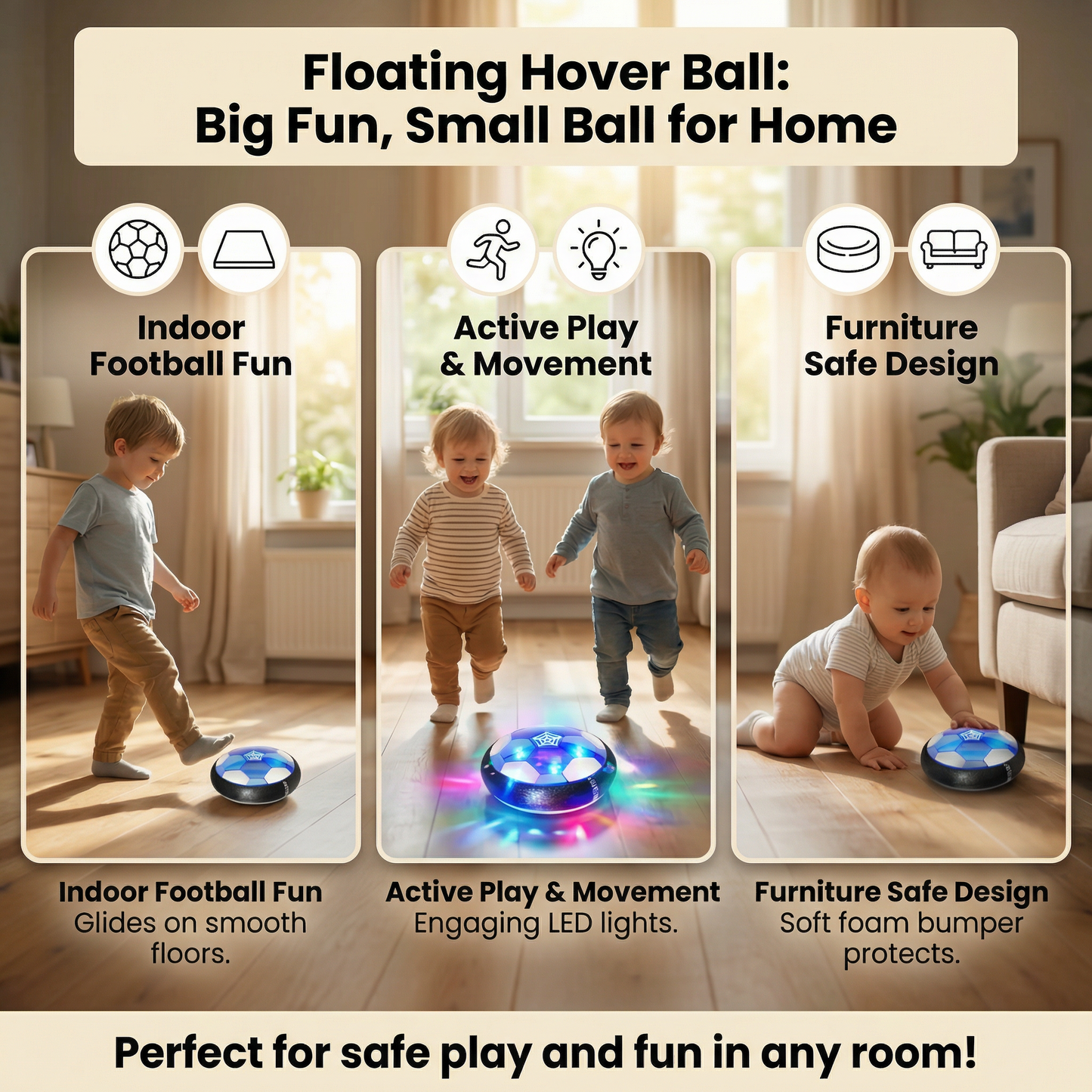 Indoor Hover Football for Children