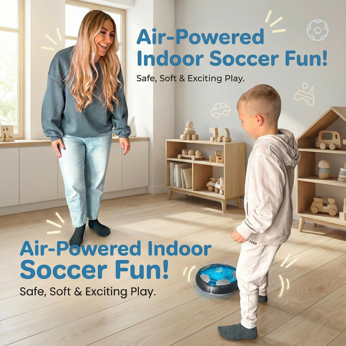Indoor Hover Football for Children