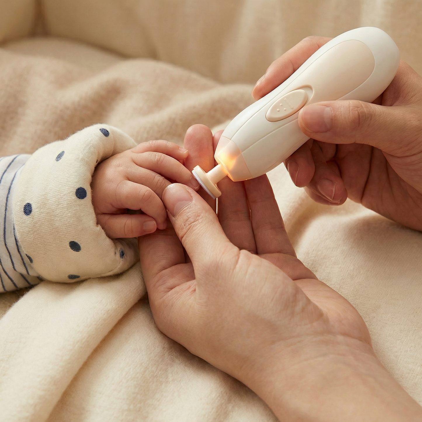 Gentle Electric Nail Trimmer for Babies