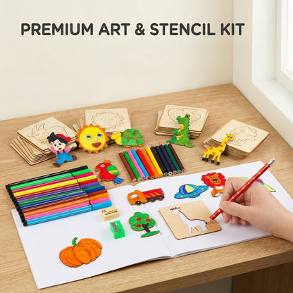 Montessori Wooden Drawing Stencils